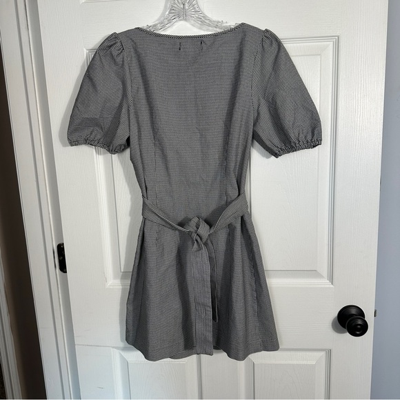 Urban Outfitters Puff-Sleeve Emily Button Up Dress, size L, stretch, mini - Picture 9 of 12